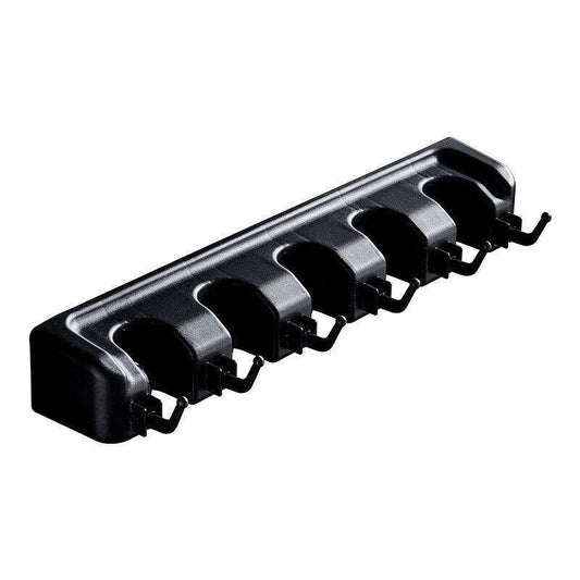 Broom Hanger Mop Holder Wall Mounted Brush Storage Rack Organizer Kitchen Tool - Grey-1